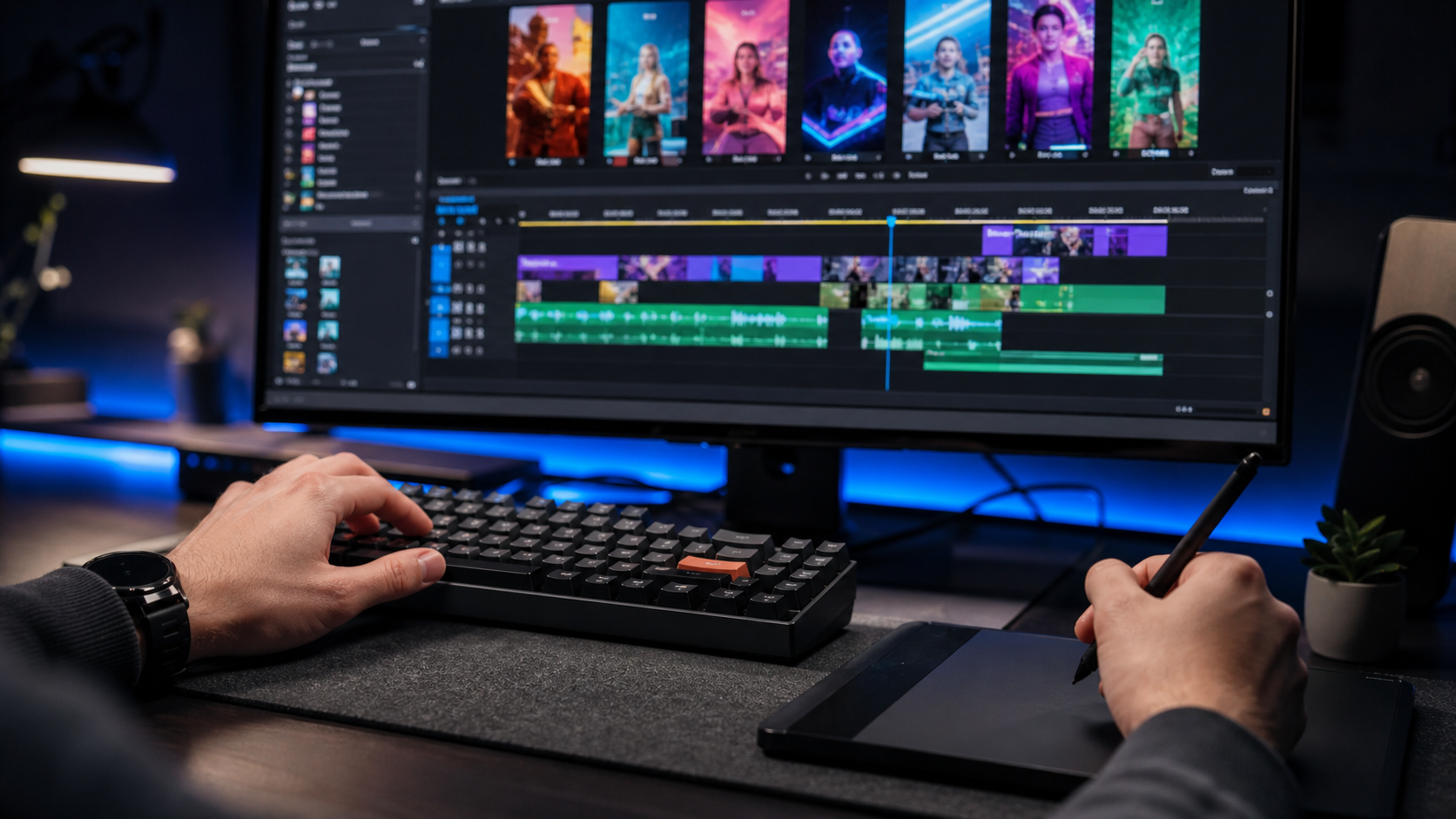 Social media editing